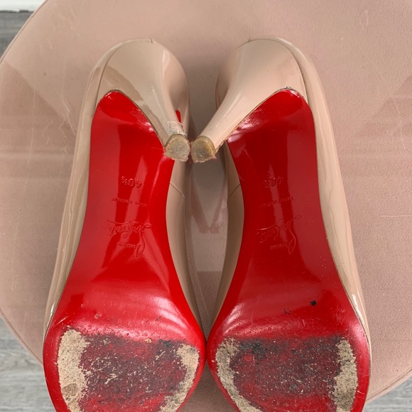 Christian Louboutin Simple Pump 100 mm - beige. - Picture 6 of 8